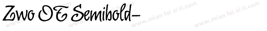Zwo OT Semibold字体转换